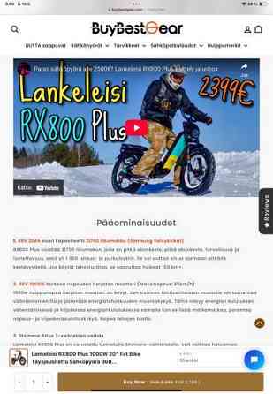 Lankeleisi RX 800 Plus Yloejaervi