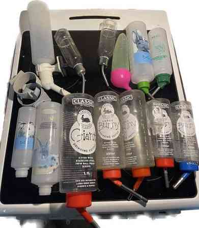 Jyrsijöiden juomapulloja monia erilaisia Joroinen