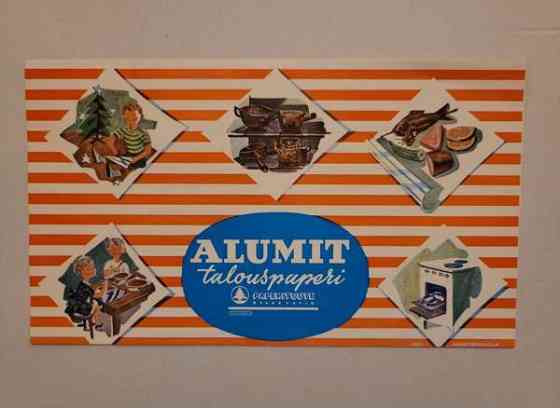 Alumit talouspaperi -esite 1960-luvulta Helsinki