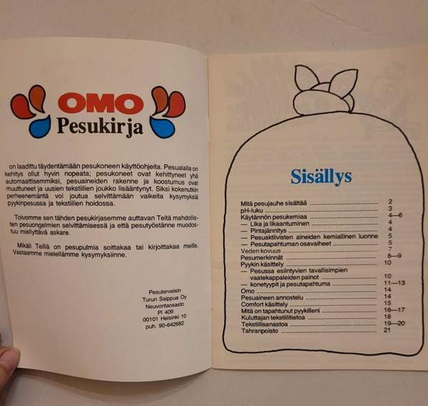 OMO -pesukirja (1970-luku) Helsinki - valokuva 3