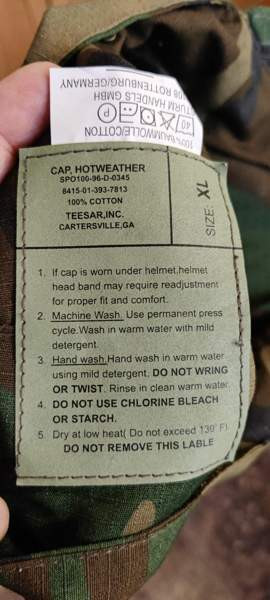 Teesari" kenttälakki, maastokuvioinen lippis Helsinki - valokuva 3