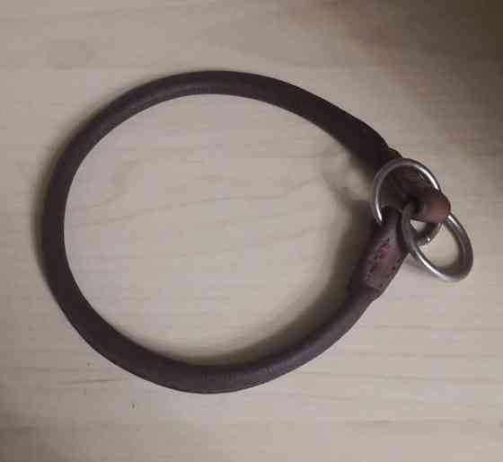 Nahkainen kiristävä kaulain (48cm) Heinola