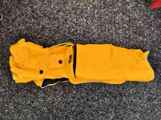 Rukka keltainen koiran sadetakki 40 Salo