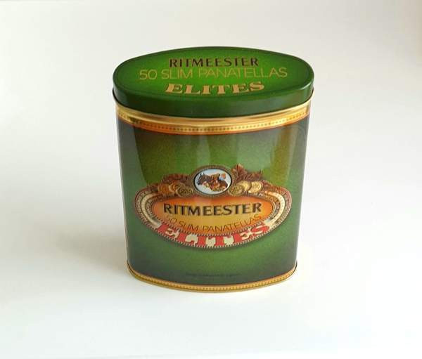 Finnair keräily Ritmeester peltirasia / sikarilaatikko Helsinki - photo 3