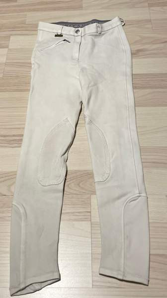 Lasten valkoiset kilpailuratsastushousut Vantaa - photo 1