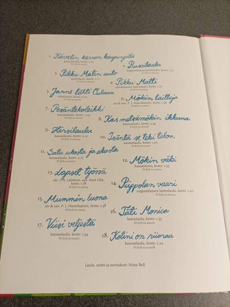 Kas metsämökin ikkuna -kirja (nuotteja) ja CD-levy Helsinki – foto 5