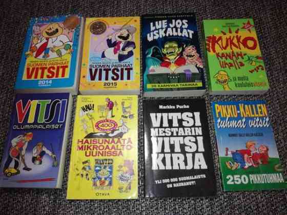 Hyväkuntoisia vitsikirjoja halvalla 2. Oulu
