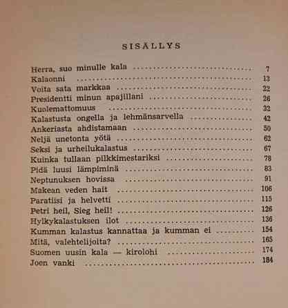 Gerald V. Kuss: Anna Antti ahvenia (1967) Helsinki