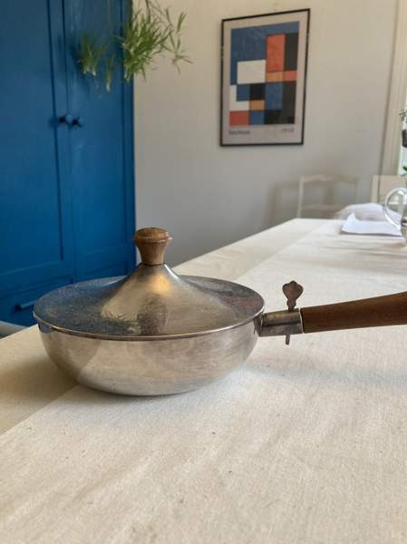 Gardberg ? tiikkiä ja metallia tarjoiluastia Jyvaeskylae – foto 1