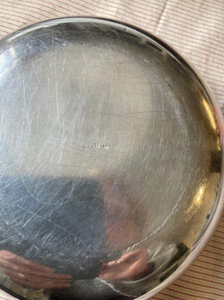 Gardberg ? tiikkiä ja metallia tarjoiluastia Jyvaeskylae – foto 4