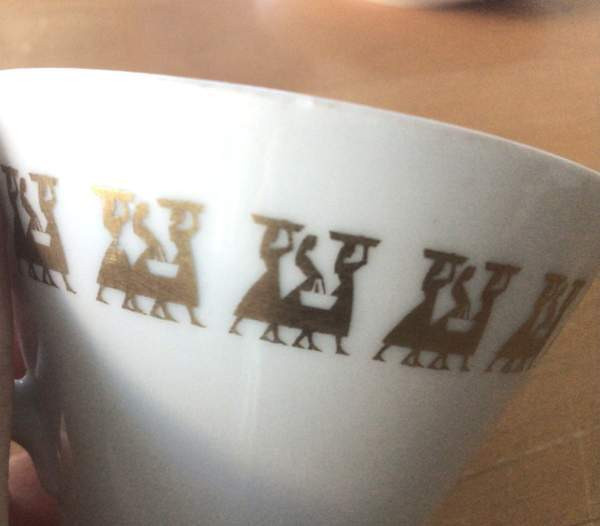 Arabia 1964-1971 aikana valmistettu kuppisetti Vantaa – foto 3