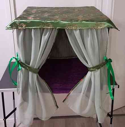 Vihreä verhosetti kissanäyttelyyn Вантаа