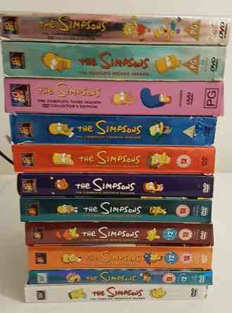 The Simpsons kaudet 1,2,3,4,5,7,8,9,10,11,20 Vantaa