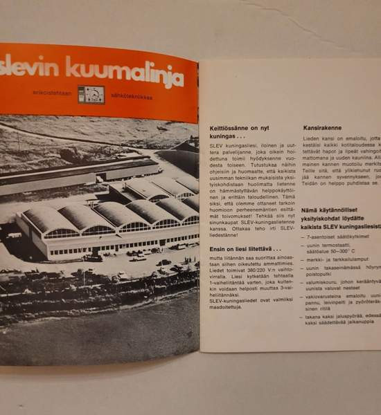 SLEV -lieden käyttöohje 1970-luvulta Helsinki - valokuva 3
