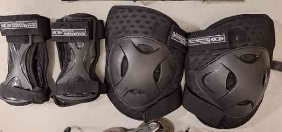 Rullaluistimet Salomon TR 8 + Salomon suojat Turku