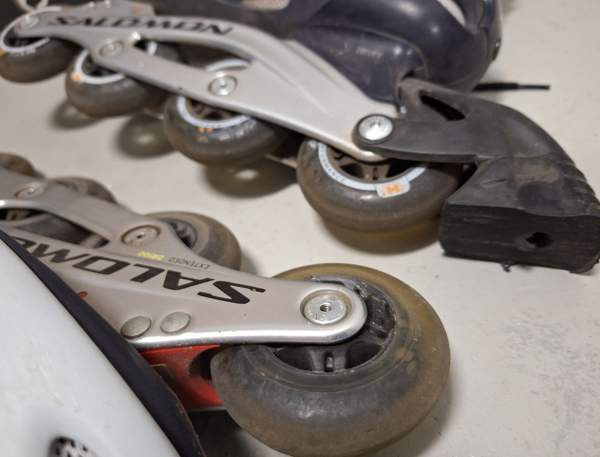 Rullaluistimet Salomon TR 8 + Salomon suojat Turku - photo 4