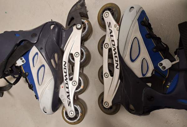 Rullaluistimet Salomon TR 8 + Salomon suojat Turku - photo 3