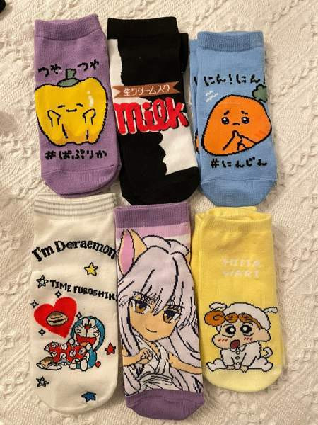 UUDET Sanrio kawaii Anime ja manga sukat 35-40/6 paria Espoo - valokuva 1