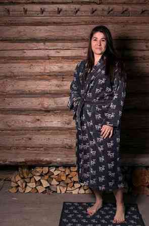 Uusi Poro froteekylpytakki koko M Оулу