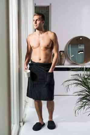 Uusi Luin living lannepyyhe, musta one-size Оулу