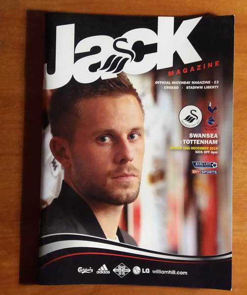 Swansea v Tottenham 14.12.2014 Official Matchday Magazine Lappeenranta - valokuva 1