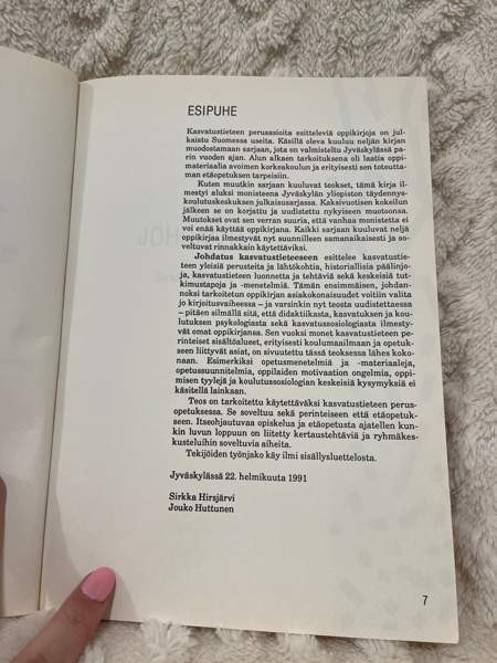 Johdatus kasvatustieteeseen Siuntio – foto 5