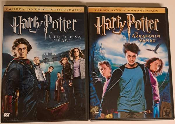 Harry Potter ja AZKABANIN VANKI DVD, Harry Potter  ja LIEKEHTIVÄ PIKARI DVD Kouvola - valokuva 1