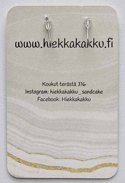 Hiekkakakku Siipi korvikset, uudet Тампере - изображение 2