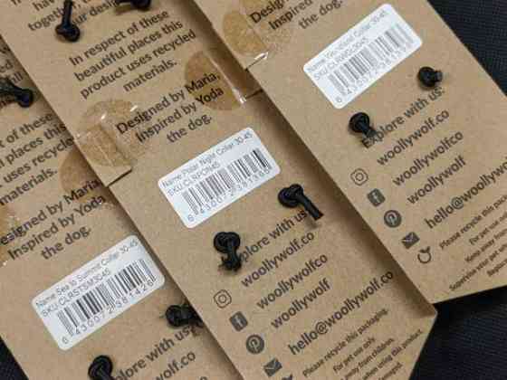 Koiran kaulapanta 30-45cm Woolly Wolf Eura