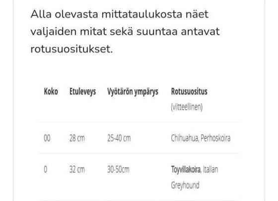 Finnero snow sport t-valjas koko 0 Kangasniemi