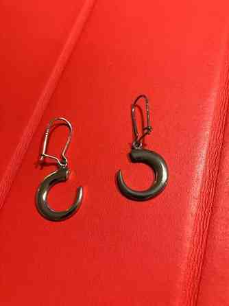 Hopeiset korvakorut Wirkkala Villisian hammas Тампере