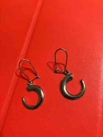 Hopeiset korvakorut Wirkkala Villisian hammas Тампере