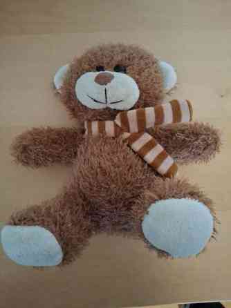 Nalle kaulaliina kaulassa Turku