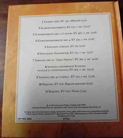 Mozart, taitoa ja mielikuvitusta CD Ylöjärvi