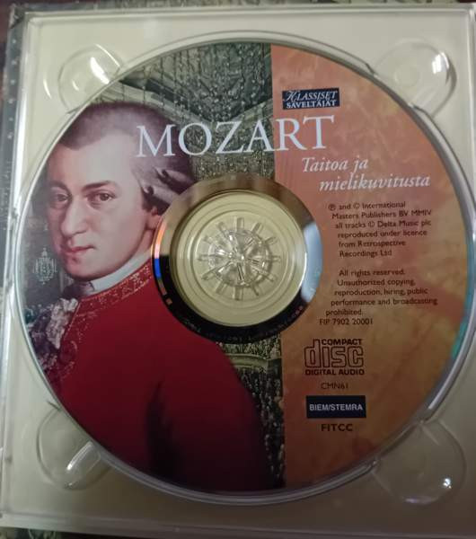 Mozart, taitoa ja mielikuvitusta CD Ylöjärvi - valokuva 2