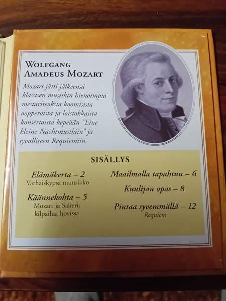 Mozart, taitoa ja mielikuvitusta CD Ylöjärvi - valokuva 3