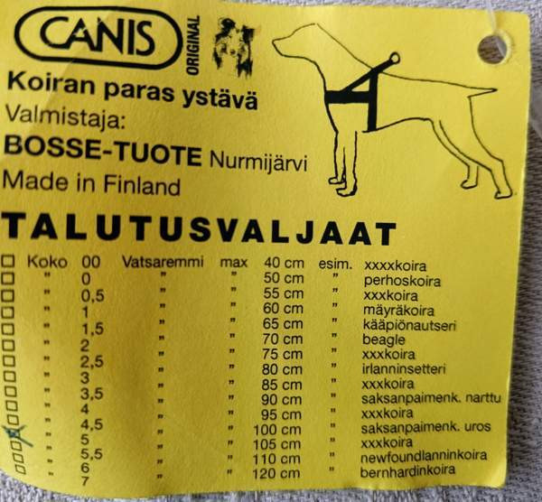 Koiran valjaat, talutusvaljaat, pehmovaljaat Raasepori - изображение 3