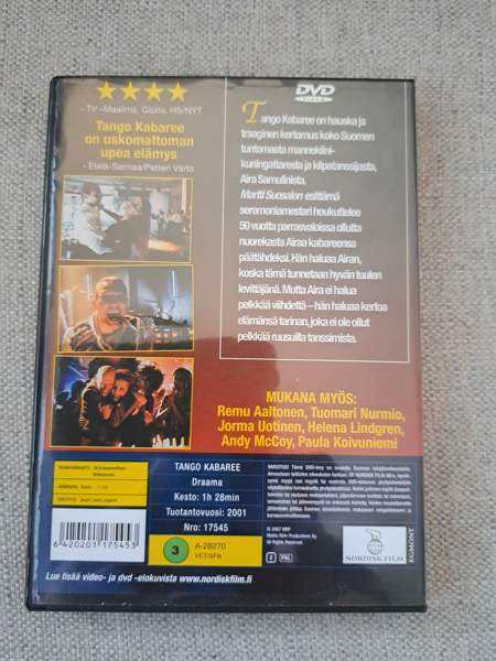 Tango Kabaree dvd Jyväskylä - valokuva 2