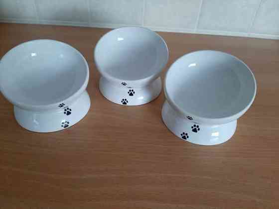 Ergonominen korotettu keraaminen ruokakuppi koiralle/kissalle Taivalkoski