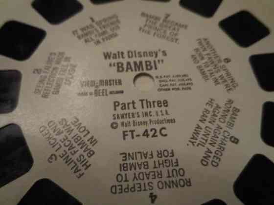 3 kpl View Master Kuvakiekkoja, FT 42 - A - B - C, Lasten Turku