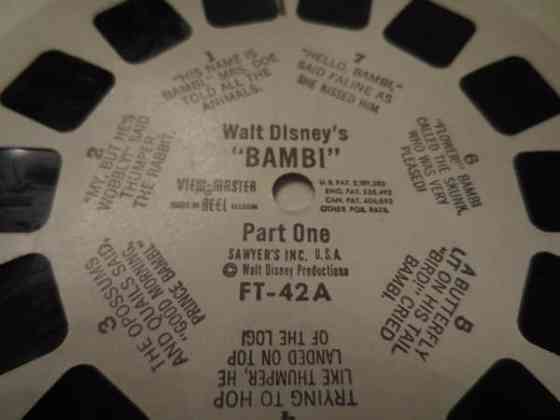 3 kpl View Master Kuvakiekkoja, FT 42 - A - B - C, Lasten Turku