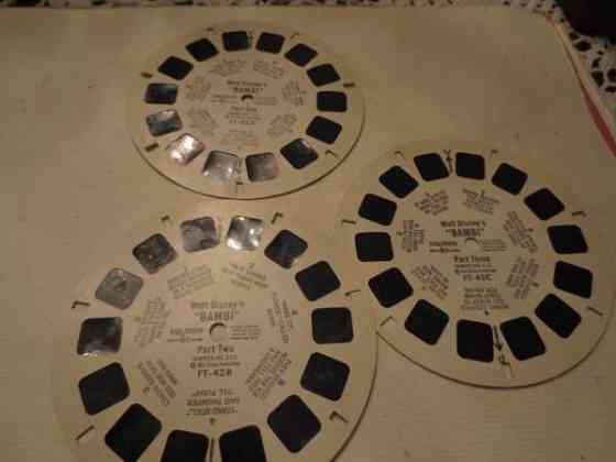 3 kpl View Master Kuvakiekkoja, FT 42 - A - B - C, Lasten Turku