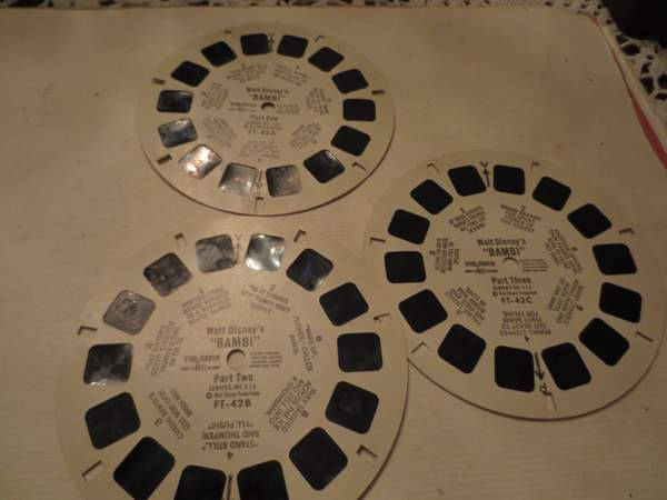 3 kpl View Master Kuvakiekkoja, FT 42 - A - B - C, Lasten Turku - valokuva 1