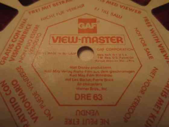 View Master kuvakiekko, DRE 63, Lasten Turku