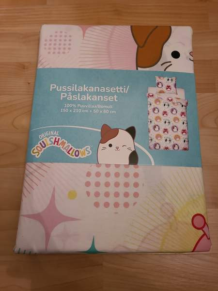 Squishmallows pussilakanasetti uusi Heinola - valokuva 1