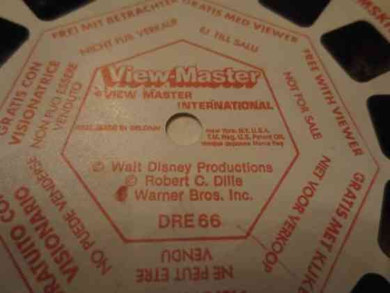 View Master kuvakiekko, DRE 66, Lasten Disney Turku