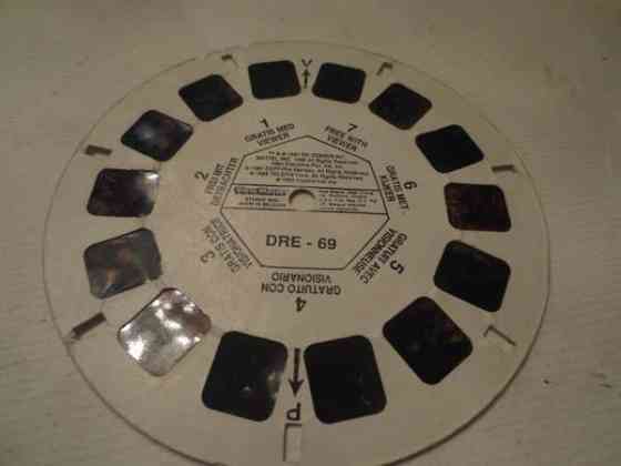 View Master kuvakiekko, DRE 69, Lasten Turku