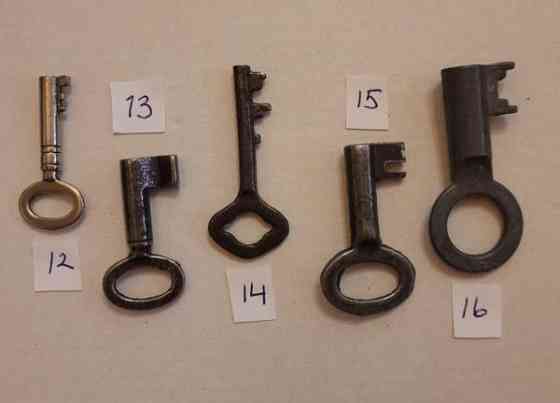 Vanhoja avaimia 1900-luvun alkupuoliskolta Helsinki