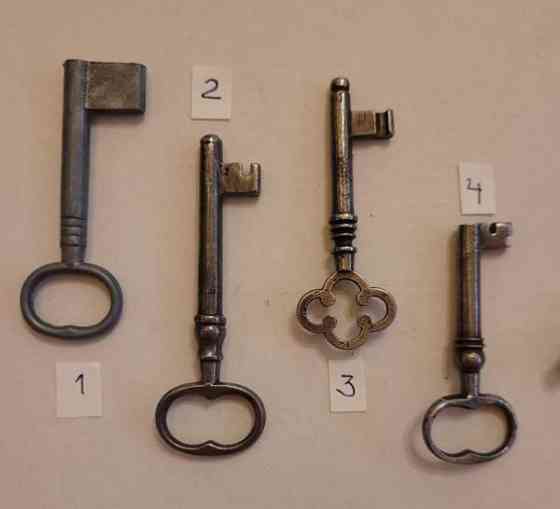 Vanhoja avaimia 1900-luvun alkupuoliskolta Helsinki