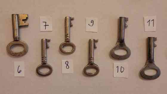 Vanhoja avaimia 1900-luvun alkupuoliskolta Helsinki